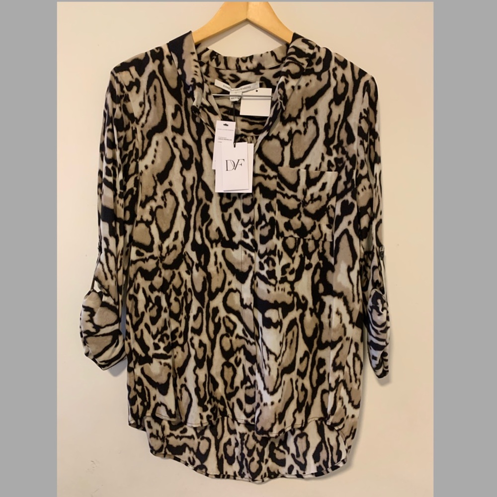 Diane Von Furstenberg Button Down Blouse